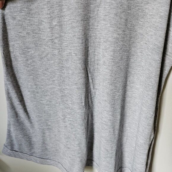 WORN ONCE INTIMATELY FREE PEOPLE LIGHT GREY HI NECK HALTER SWING TANK TOP SZ SM - Picture 9 of 12